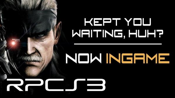  Metal Gear Solid 4 впервые запустили на PC с помощью эмулятора — видео 