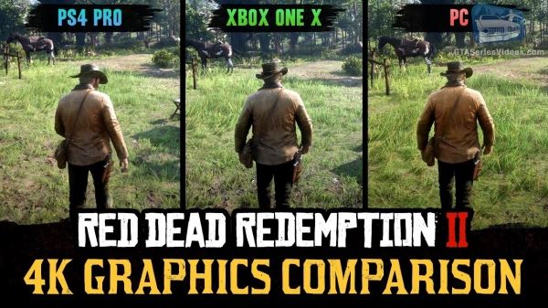  Подробное сравнение графики Red Dead Redemption 2 на PC, PlayStation 4 и Xbox One 