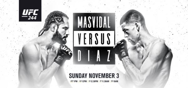 Результаты и бонусы UFC 244: Masvidal vs. Diaz