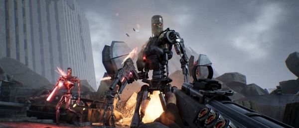  Кожаные ублюдки терпят поражение — 10 минут геймплея Terminator: Resistance 